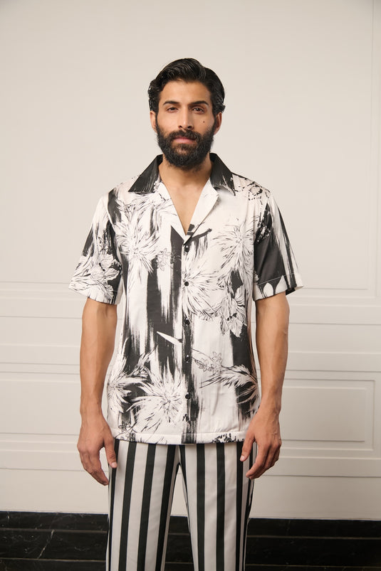 Resort camo Cuban shirt