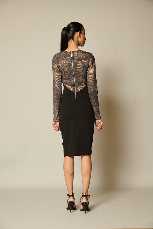 checkmate Knit-rope dress