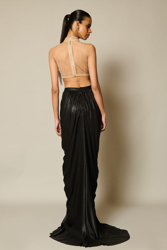 checkmate Crystal cascade halter