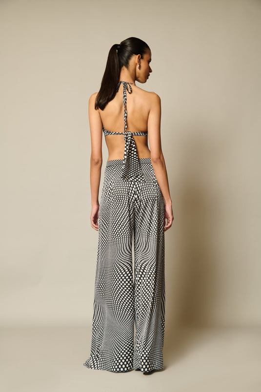 checkmate Digital polka bikini coord
