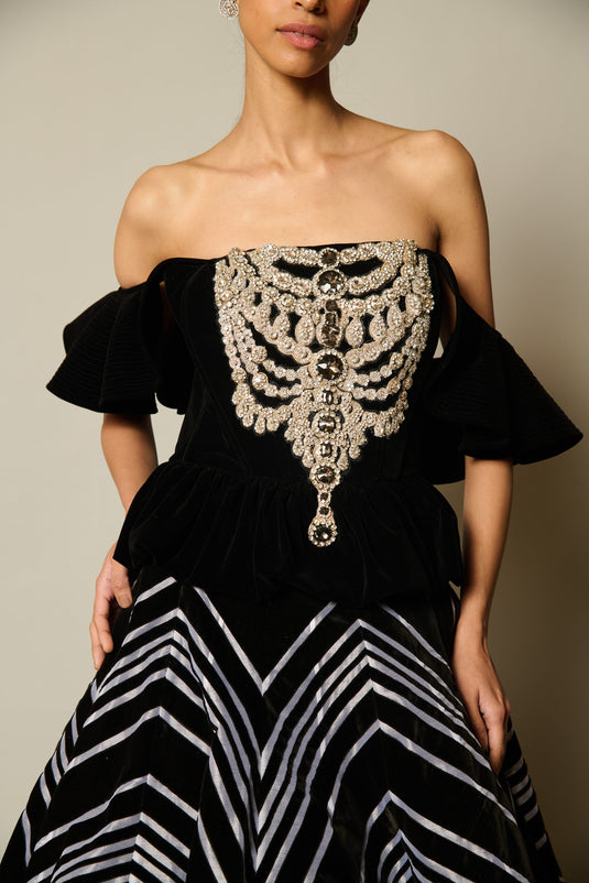 CHECKMATE Necklace corset