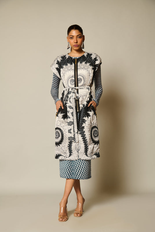 Digital spine kimono jacket