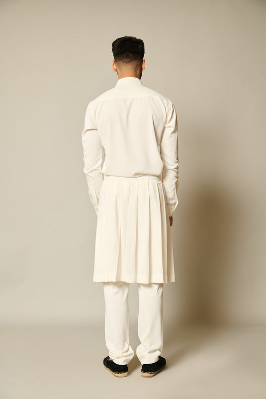 Checkmate Ivory rope shirt