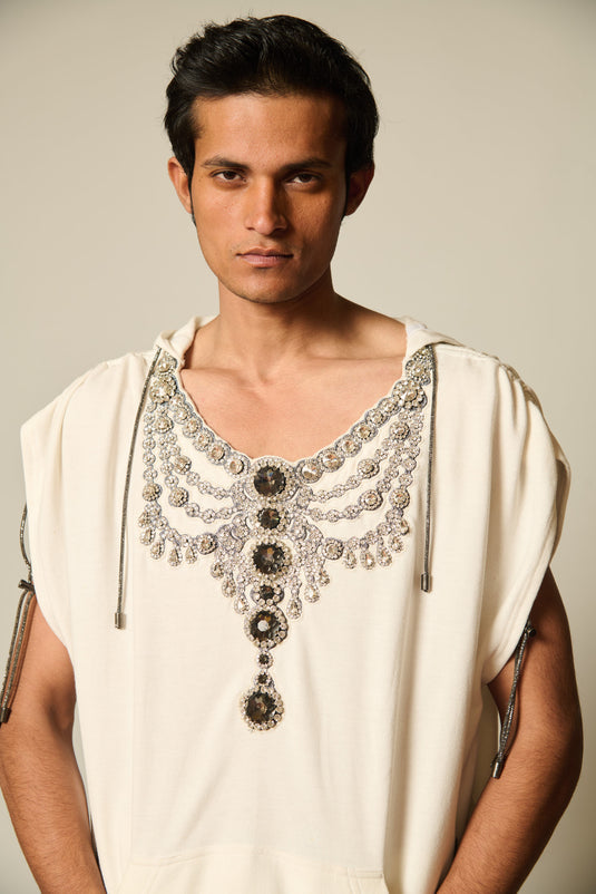 Checkmate Ivory necklace jumper