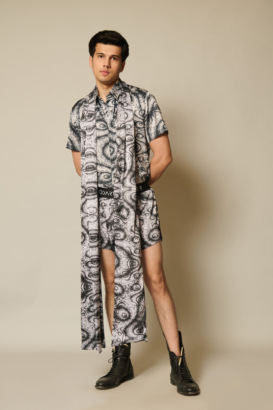 checkmate Digital eye-spy stole