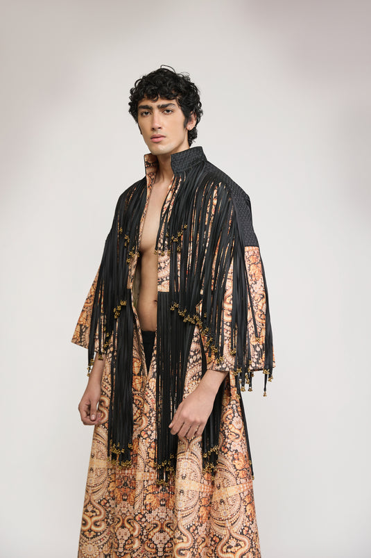 Unapologetic serpent kimono jacket