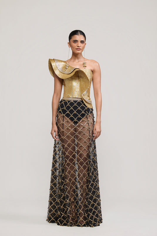 Unapologetic gota ghungroo skirt