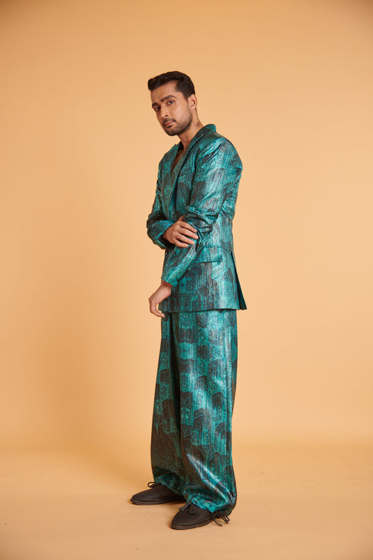 husn Mughal cerulean DB formal