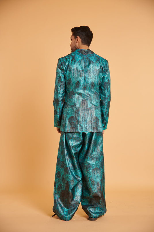 husn Mughal cerulean DB formal