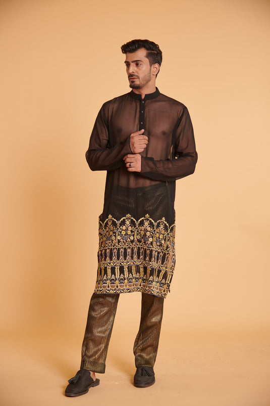 husn Noir aari traditional casual