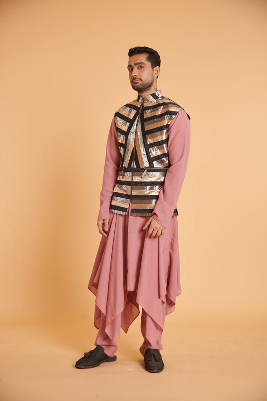 husn Striped metallica traditional bandi