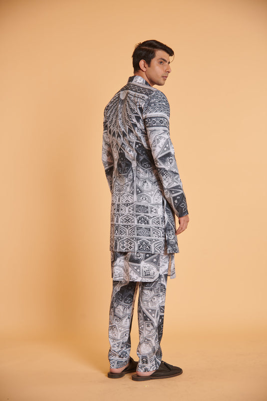 husn Mughal steel traditional formal