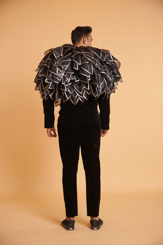 husn Noir ultra luxe gunmetal flora traditional