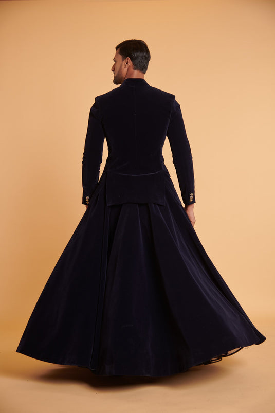 husn Navy ultra luxe umbrella