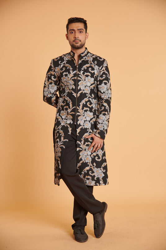 husn Noir aari flora traditional formal