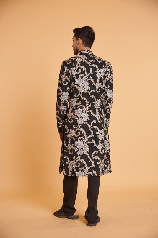 husn Noir aari flora traditional formal