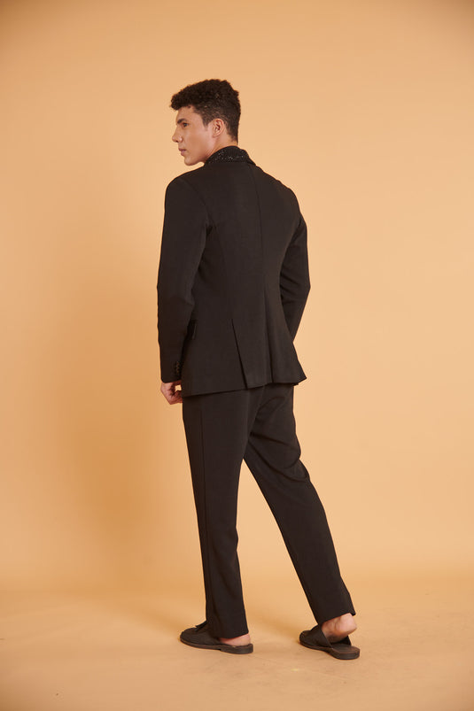 husn Noir glam mesh formal