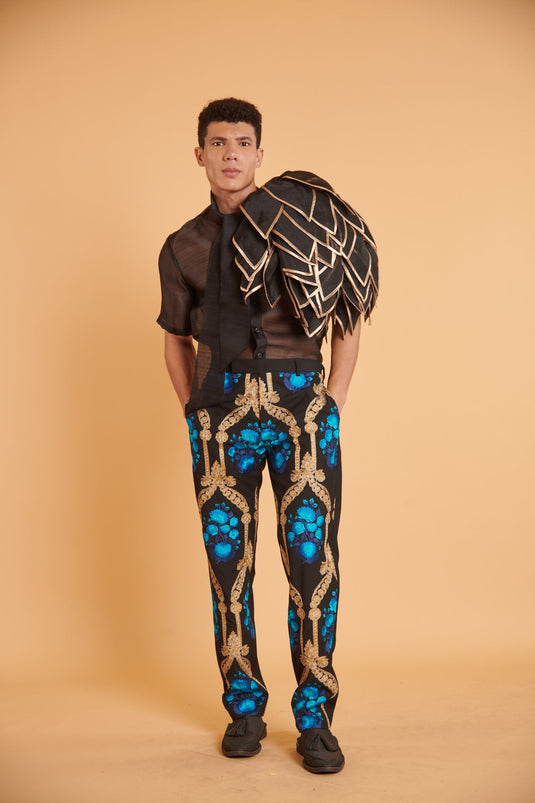 husn Noir cerulean aari formals