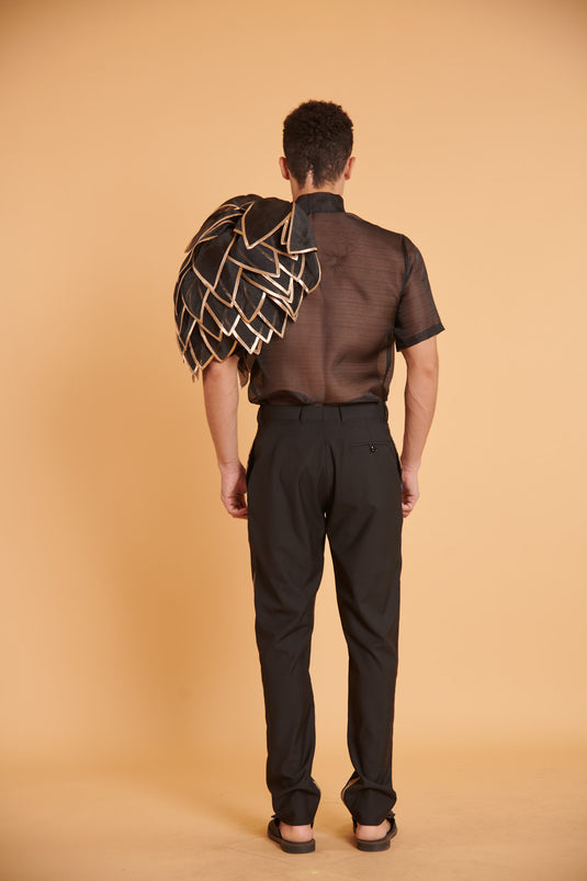 husn Noir gilded flora casual