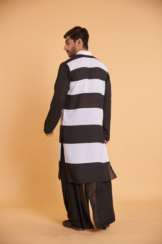 Vanilla noir striped traditional casual
