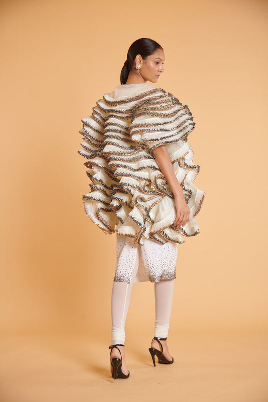 husn Vanilla knit gunmetal glam traditional casual