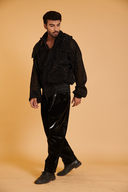 2085 Glam mesh marshmallow