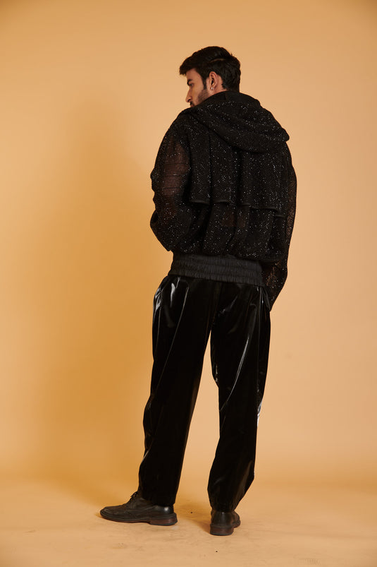 2085 Glam mesh marshmallow