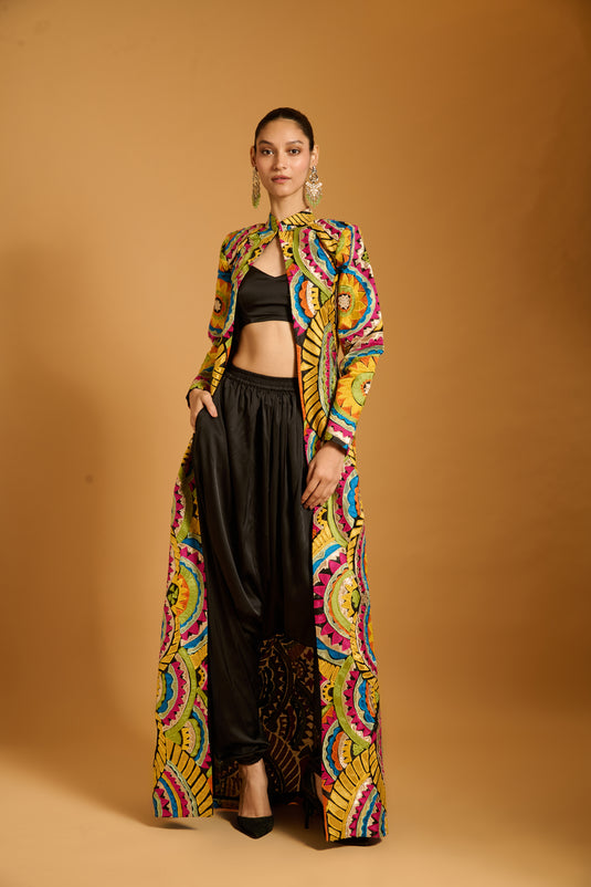 Trifecta multicolor mandala jacket