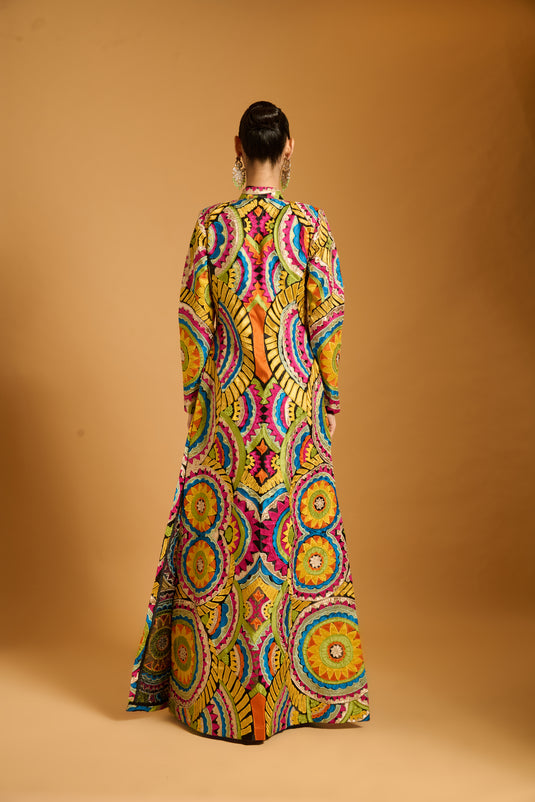 Trifecta multicolor mandala jacket