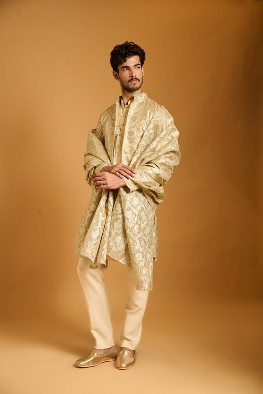 Trifecta tissue sherwani