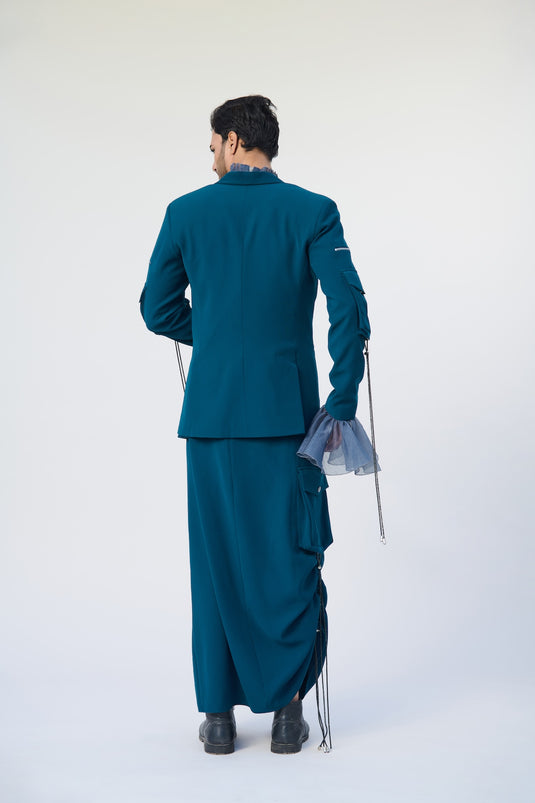 Asphalt jungle paneled skirt