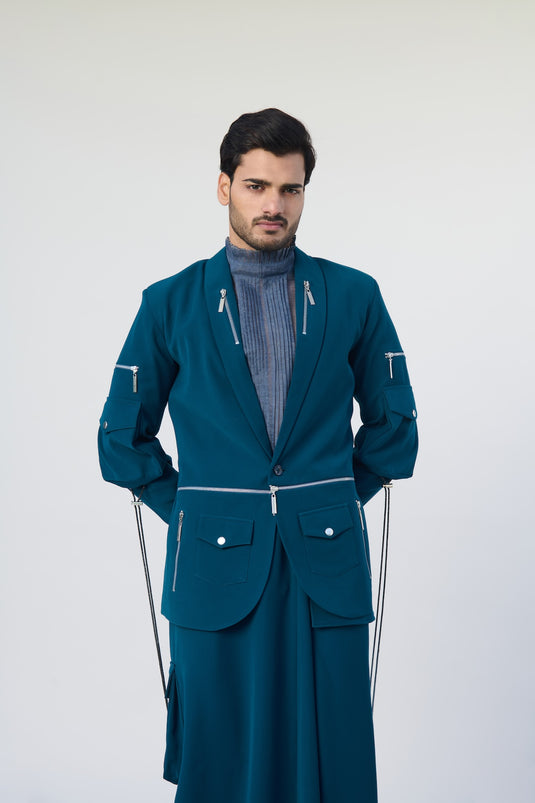 Asphalt jungle zipper suit