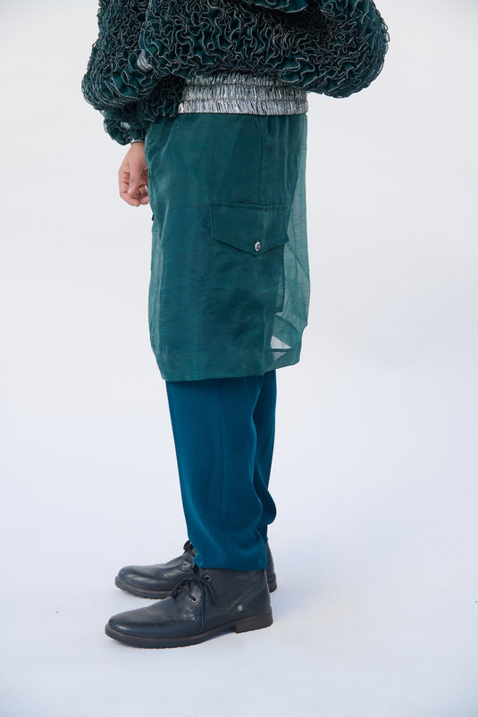 Asphalt jungle utility pencil skirt