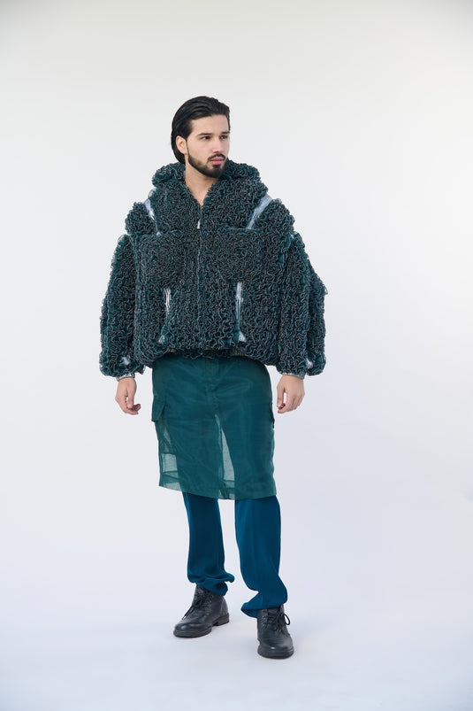 Asphalt jungle utility pencil skirt