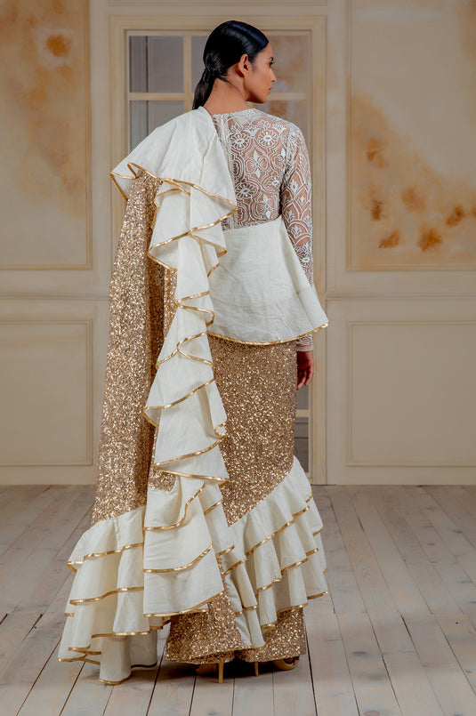 Ambrosia Soft Traditional Bling Bling Waterfall Classic Drape