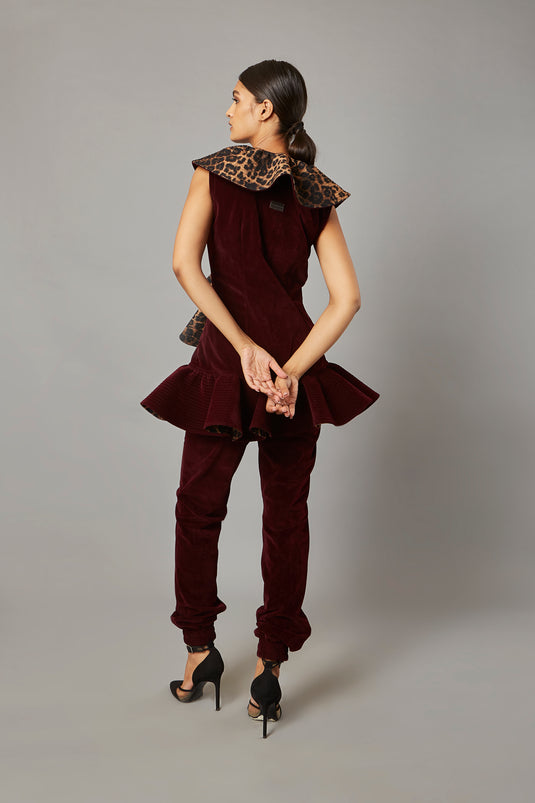 Ultra-Luxe Maroon Joggers