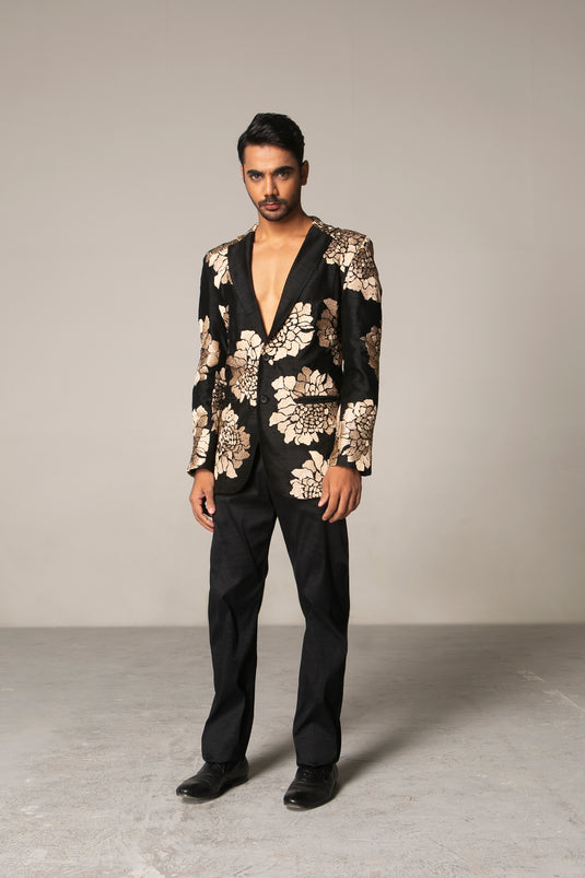 Cult Flora Metal Thread Neo Luxe Suit