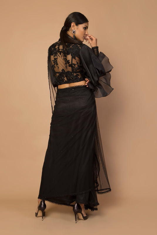 Ultra Glam Black Classic Drape