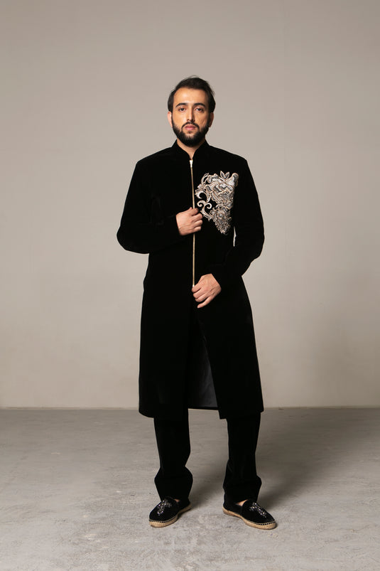 Cult Ultra-Luxe Silver Bouquet Traditional Jacket