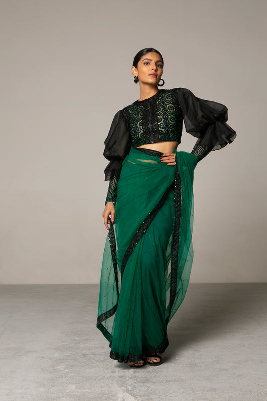 Cult Emerald Ultra Glam Crochet Classic Drape