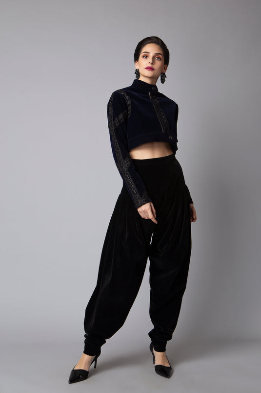 Ultra-Luxe Crop Crochet Jacket