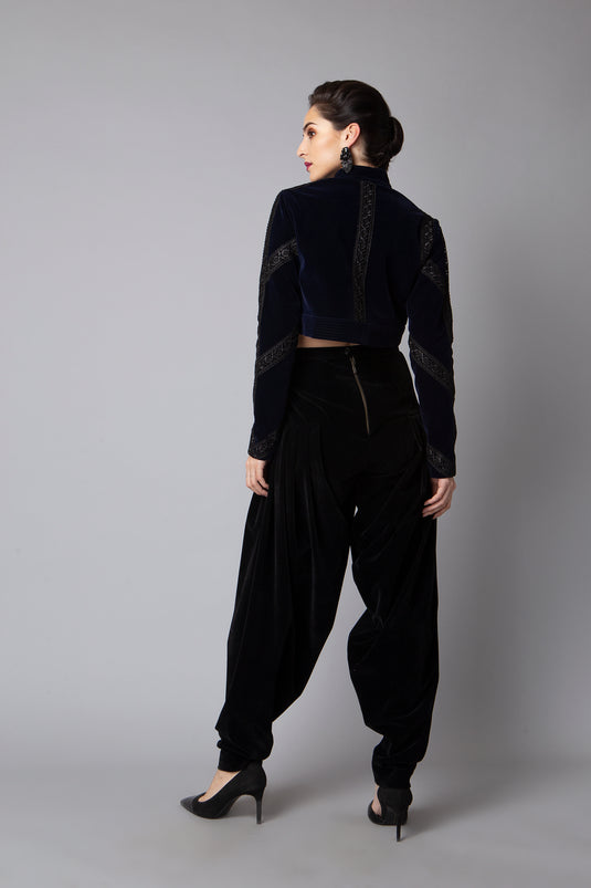 Ultra-Luxe Crop Crochet Jacket