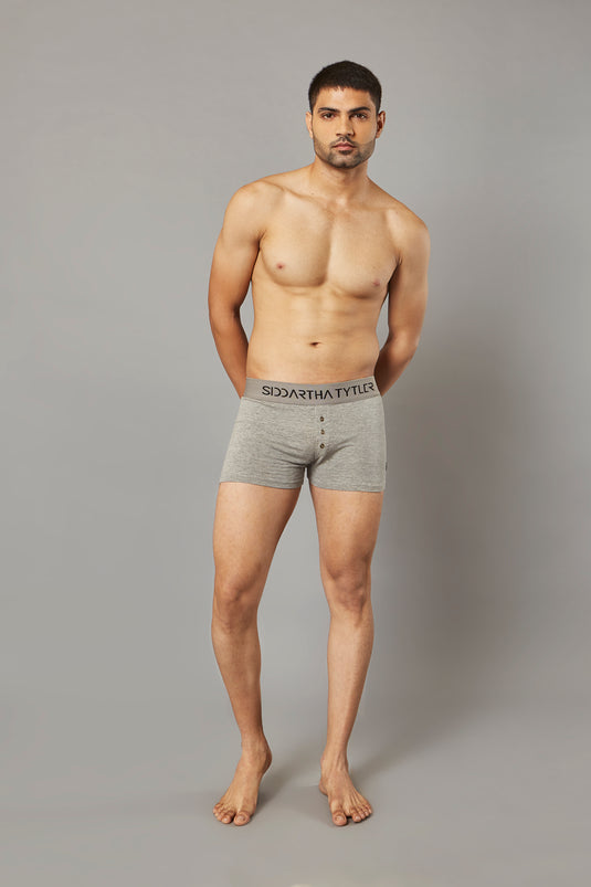Grey Boxer Brief Metal