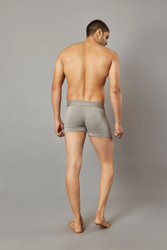 Grey Boxer Brief Metal