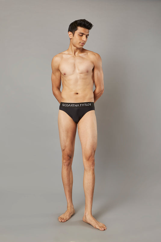 Black Brief Swim