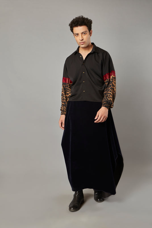 Ultra-Luxe Combat Skirt Black Him