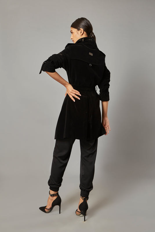 Ultra-Luxe Classic Trench Black