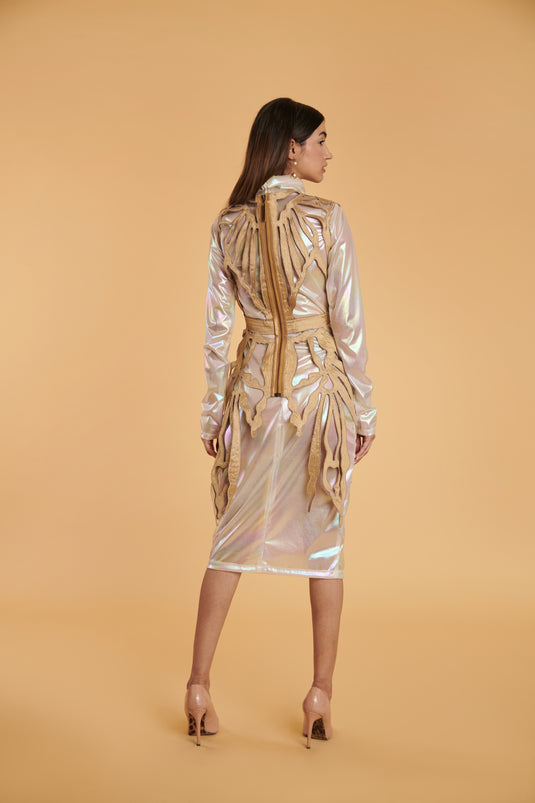 GENERATION GOLD Gilded skeleton long.