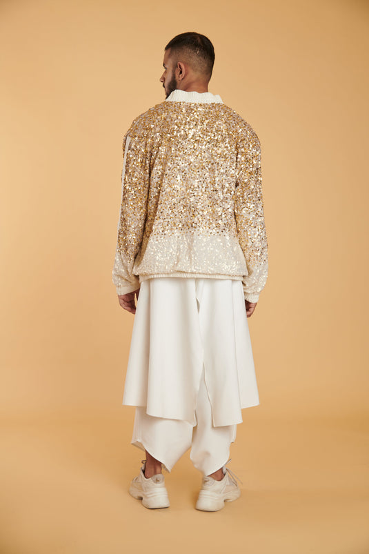 GENERATION GOLD Vanilla knit dhoti him.