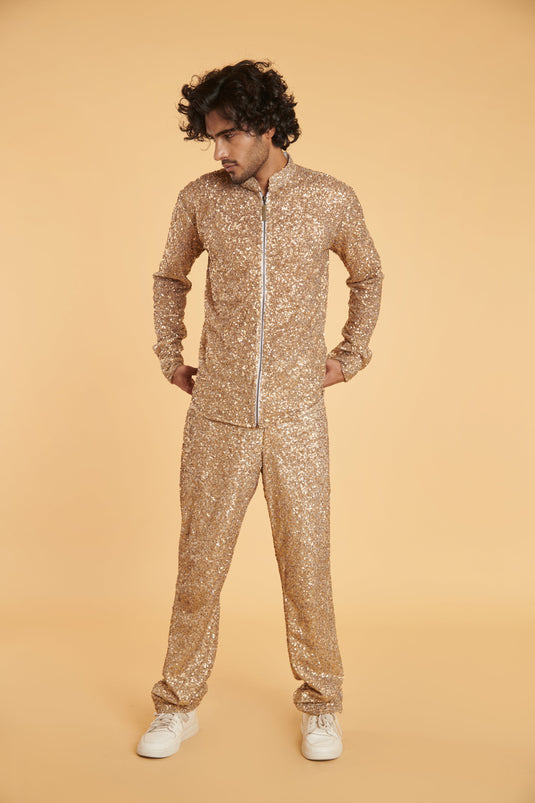 GENERATION GOLD Copy of Gilded bling-bling formals him.